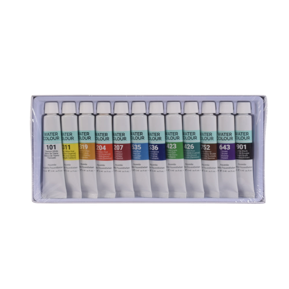 Studio Watercolor Palette – 12 Rich, Smooth Colors Perfect for Artists and Crafters
