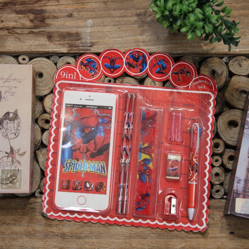 Study Set/Stationery Package Spiderman JX-8803 Best Seller