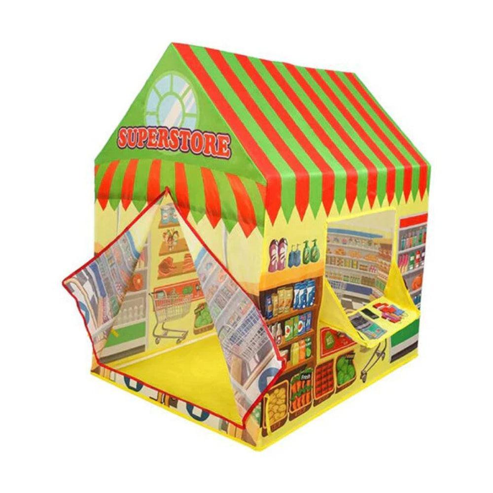 Super Store, Tent Play House for Kids With 50Pcs Colored Ball