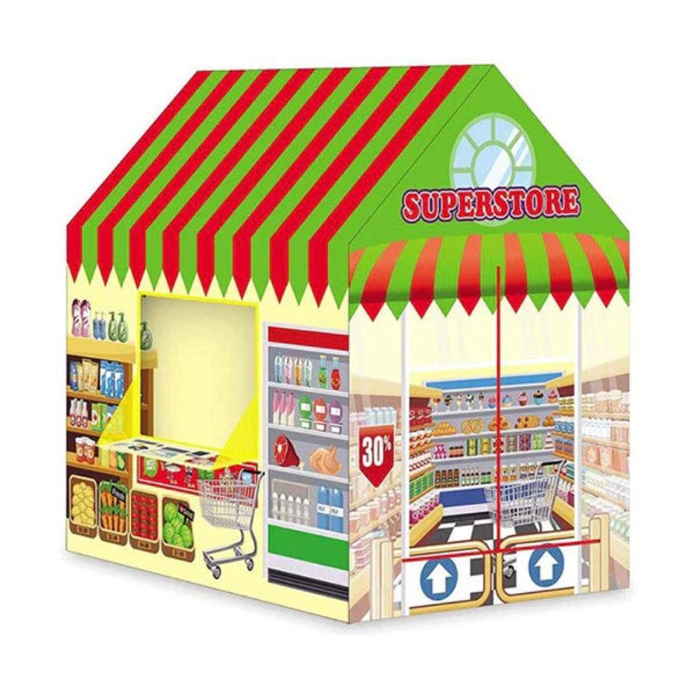 Super Store, Tent Play House for Kids With 50Pcs Colored Ball