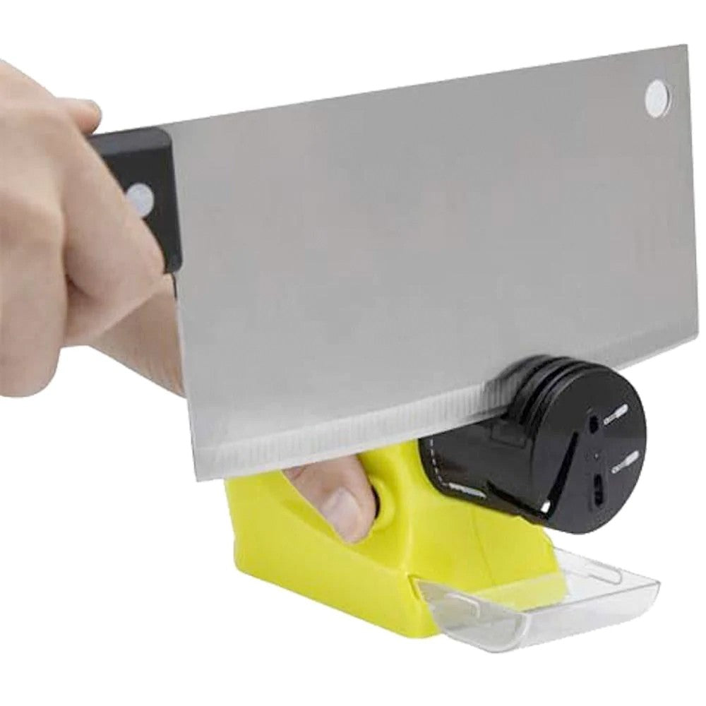 Swifty Sharp Cordless, Motorized Knife Blade Sharpener (Green)