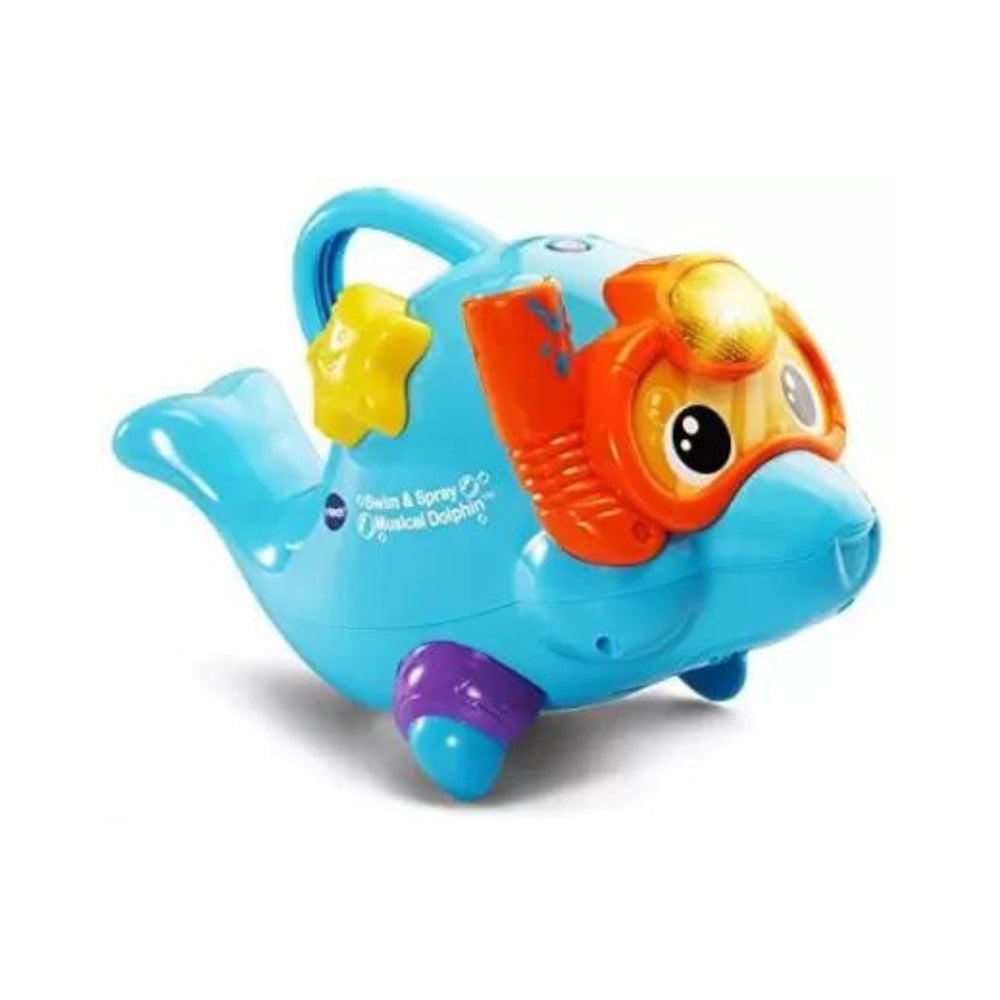 Swim & Spray Musical Dolphin Bath Toy (Multicolor)