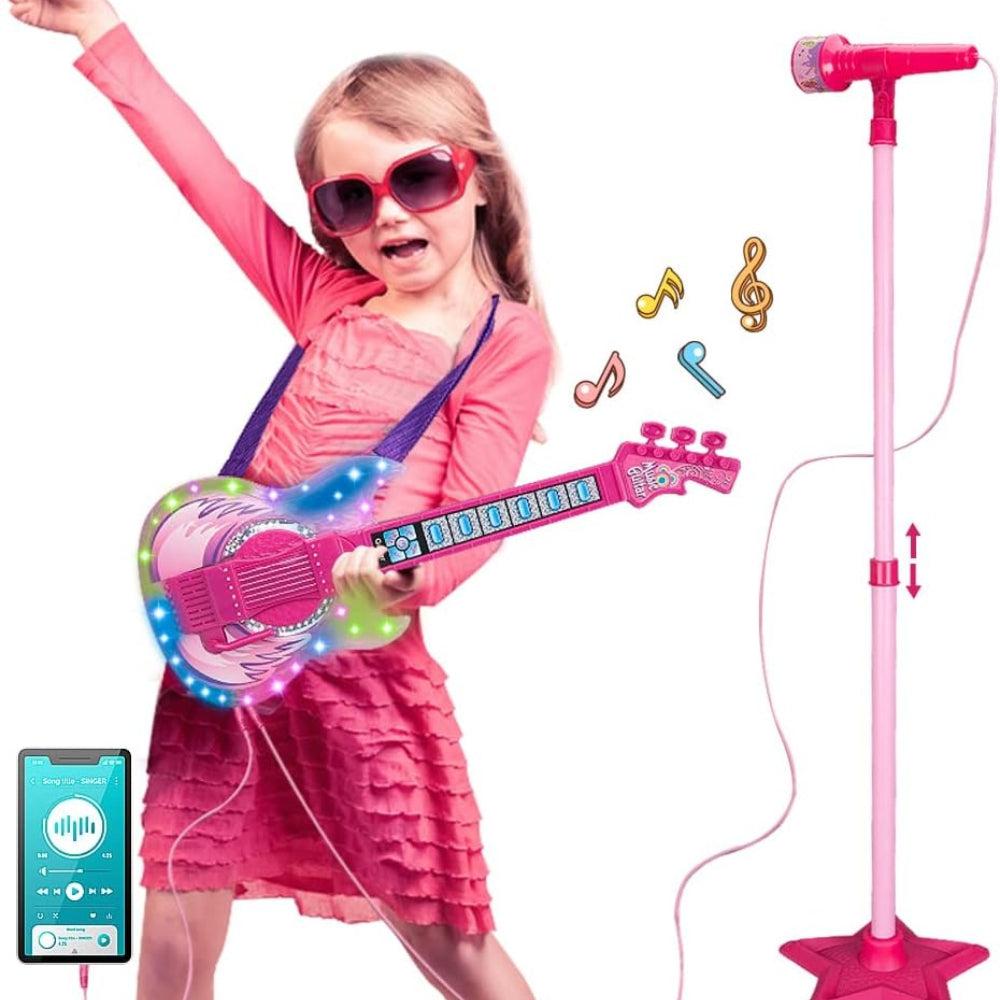 Takihon Guitar And Microphone Set For Kids