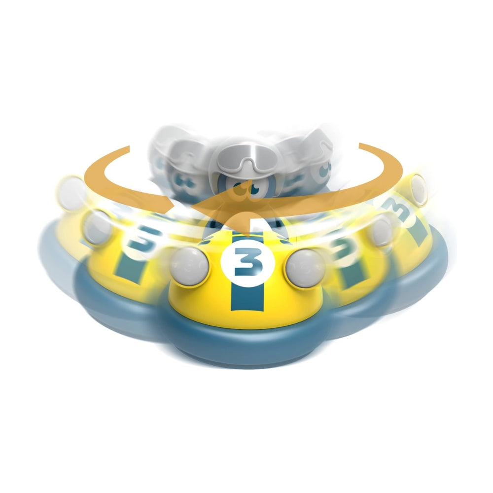 Tooko 81491 First Bumper Car | Yellow With Ejecting Figure | Pre-School Remote Control | Age 3 Years +