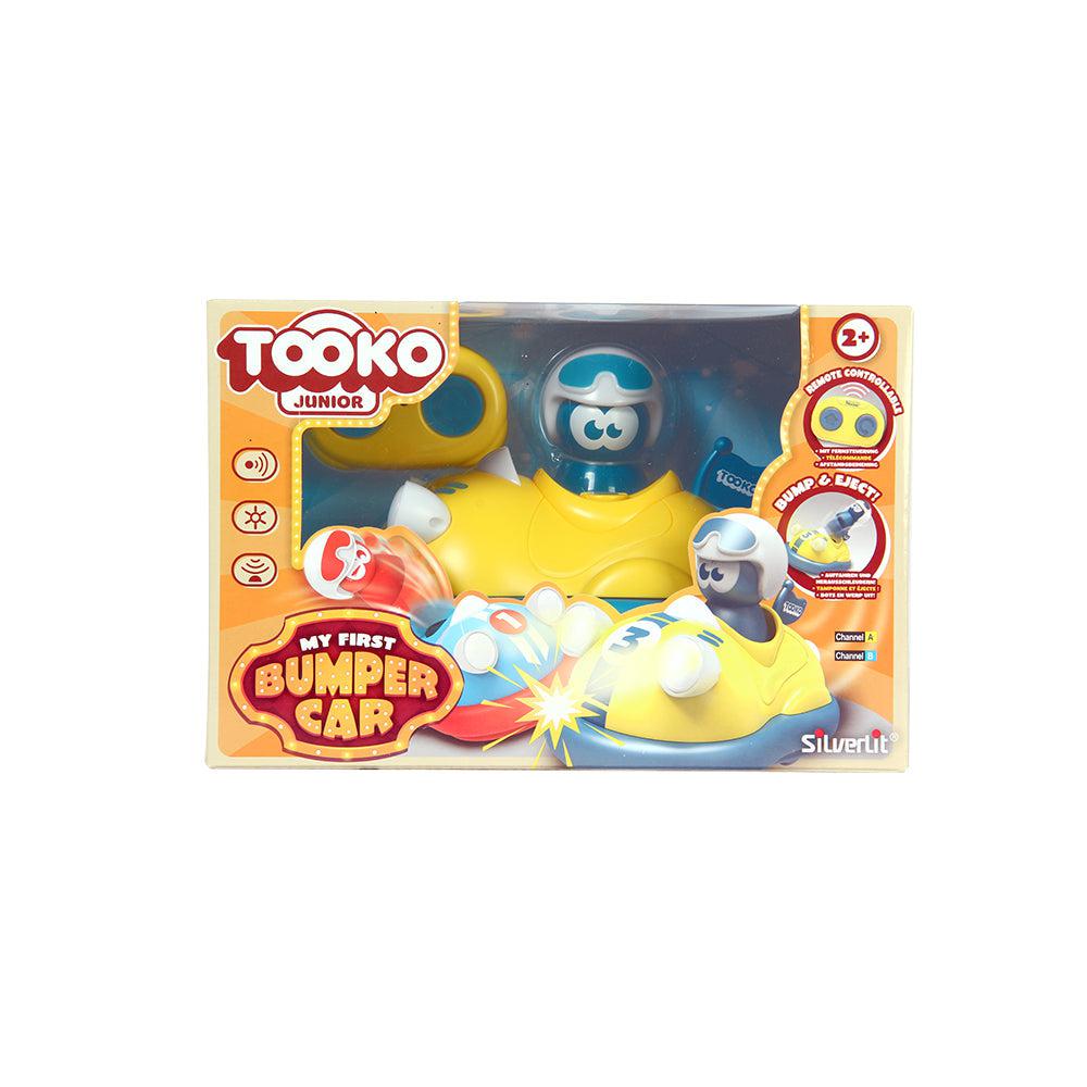 Tooko 81491 First Bumper Car | Yellow With Ejecting Figure | Pre-School Remote Control | Age 3 Years +
