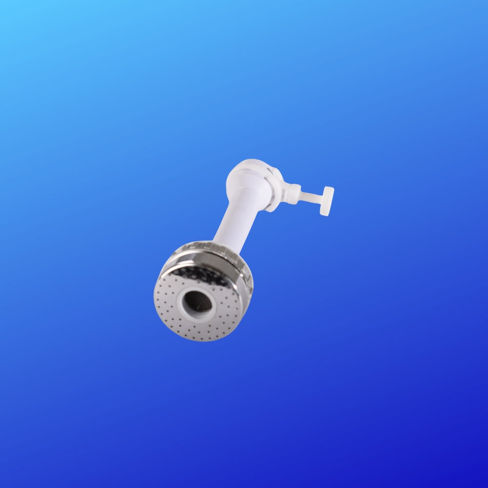 TOOLS Long Faucet Water Spray Nozzle - Water Filter for Bathroom Sink-Removes Chlorine Fluoride Heavy Metals for Home Kitchen, White