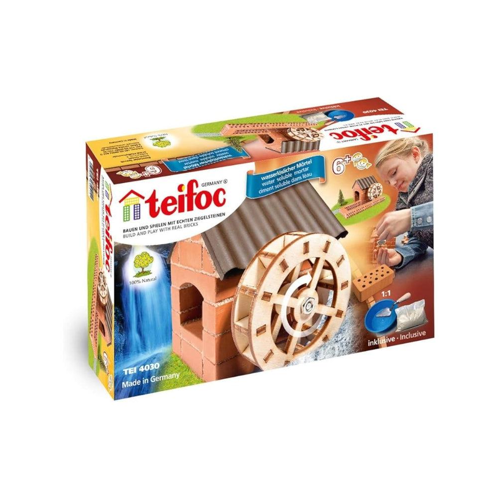 Teifoc 4030 - Watermill - Build With Real Bricks & Cement
