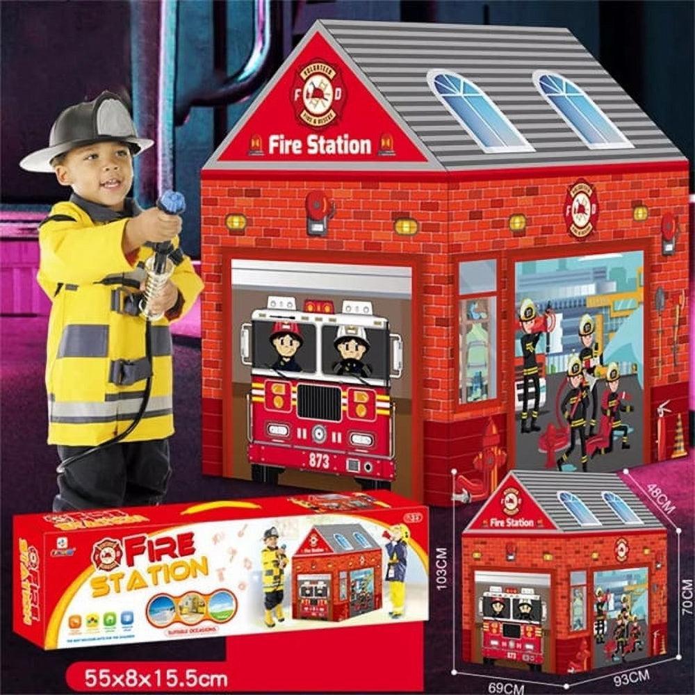 Tent for Kids, Firemen Play Tent, Kids Tent Indoor, Indoor Outdoor Children's Play Tent