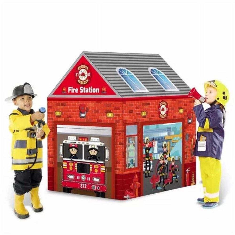 Tent for Kids, Firemen Play Tent, Kids Tent Indoor, Indoor Outdoor Children's Play Tent
