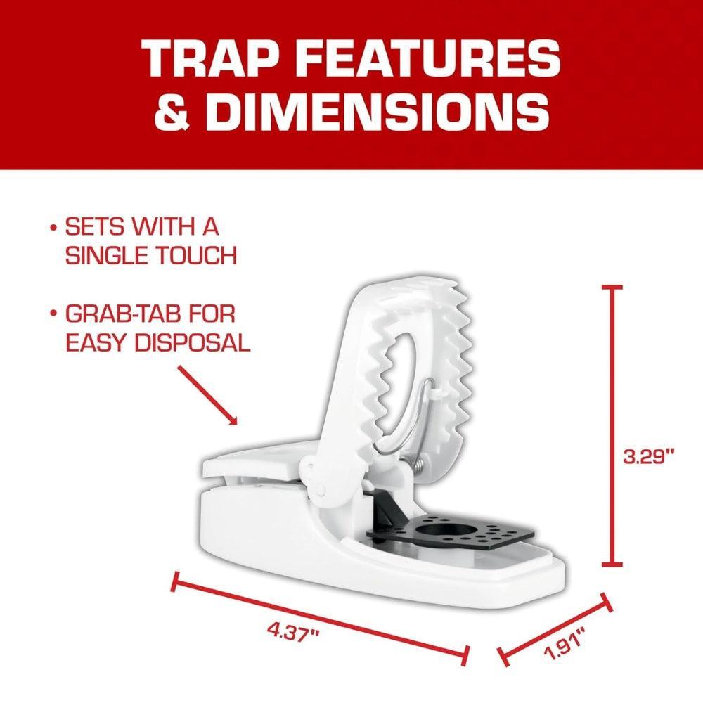 Tomcat Press 'N Set Mouse Trap, 2-Pack