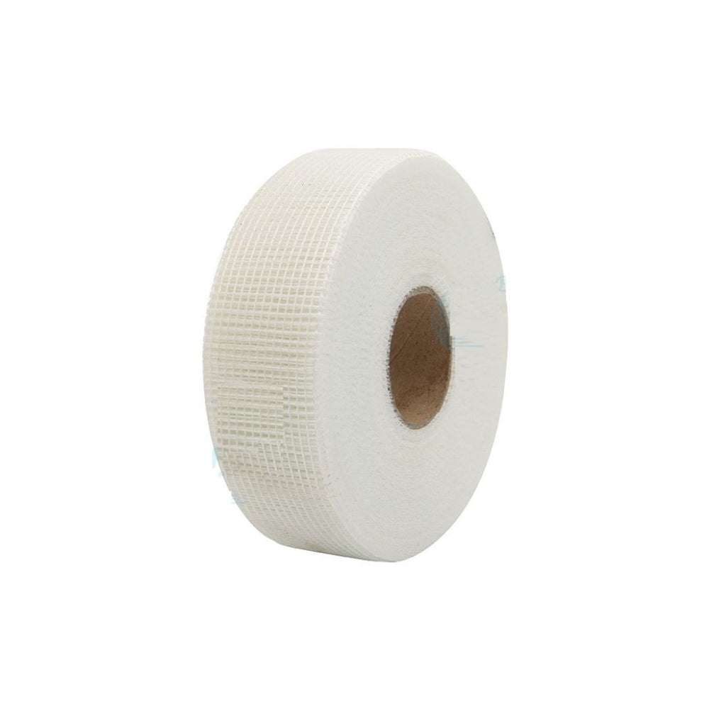 Toppower PVC Self Adhesive Fiberglass Mesh Tap Anti Slip Glass Safety Tape (5 cm x 20 m, White)