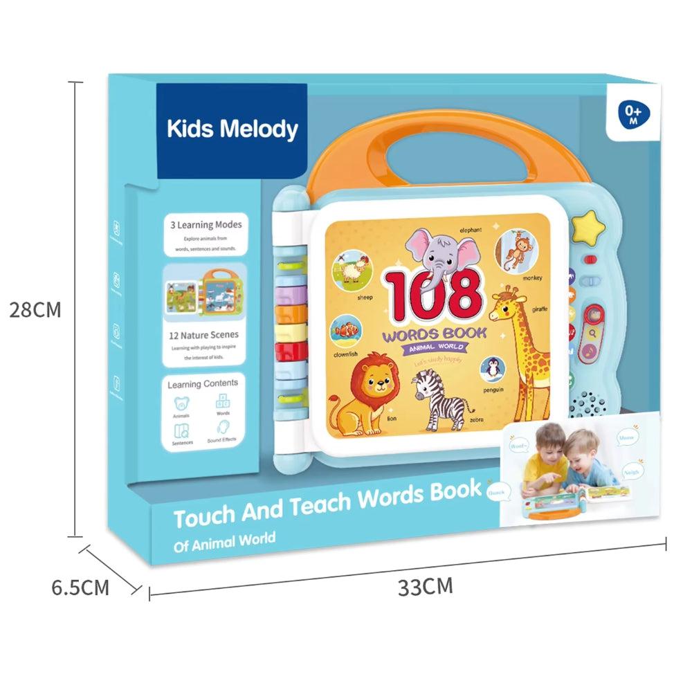 Touch and Teach words book of animal