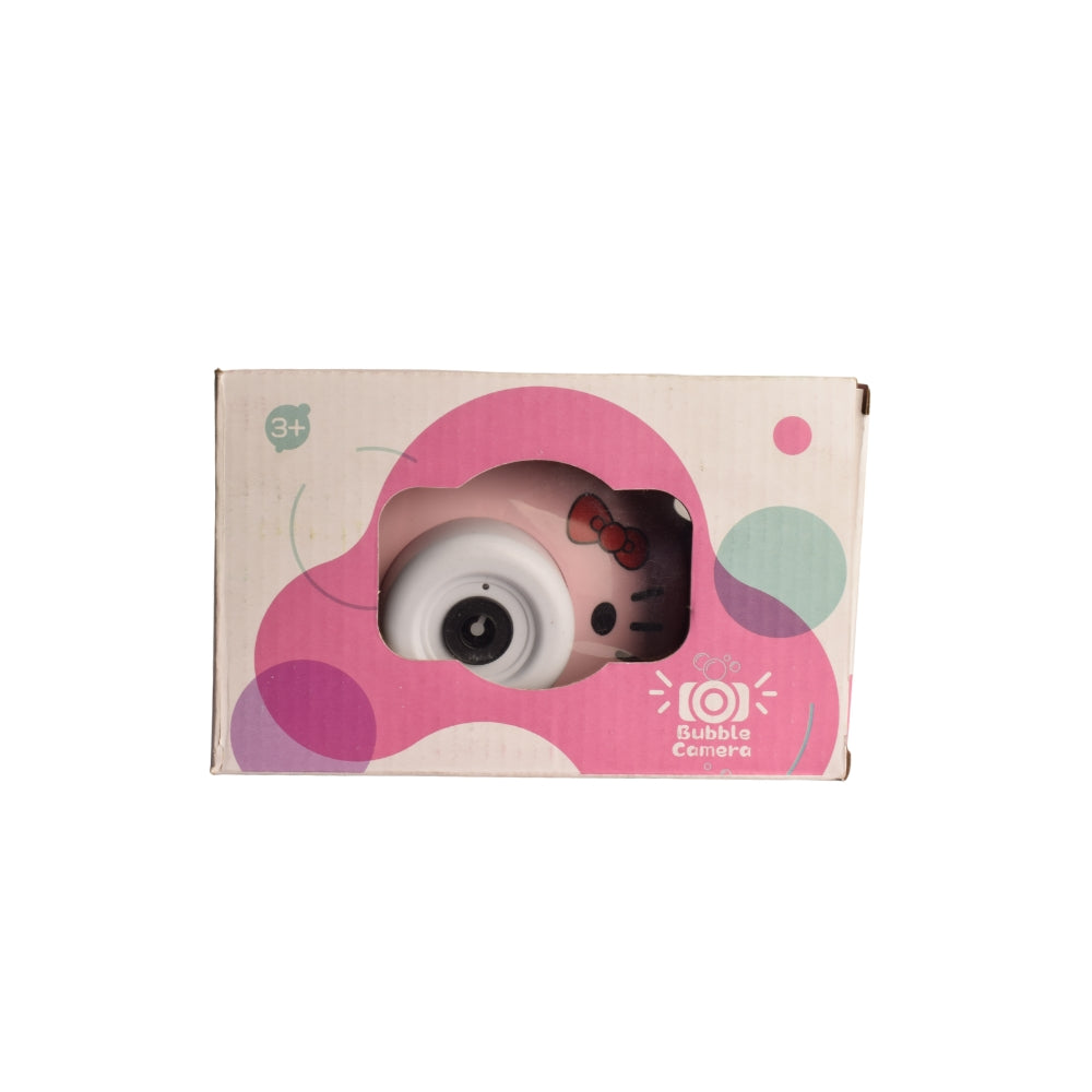 Toyshine Bubble Camera Toys for Kids, Toddler with Music and Lights, Pink Kitty