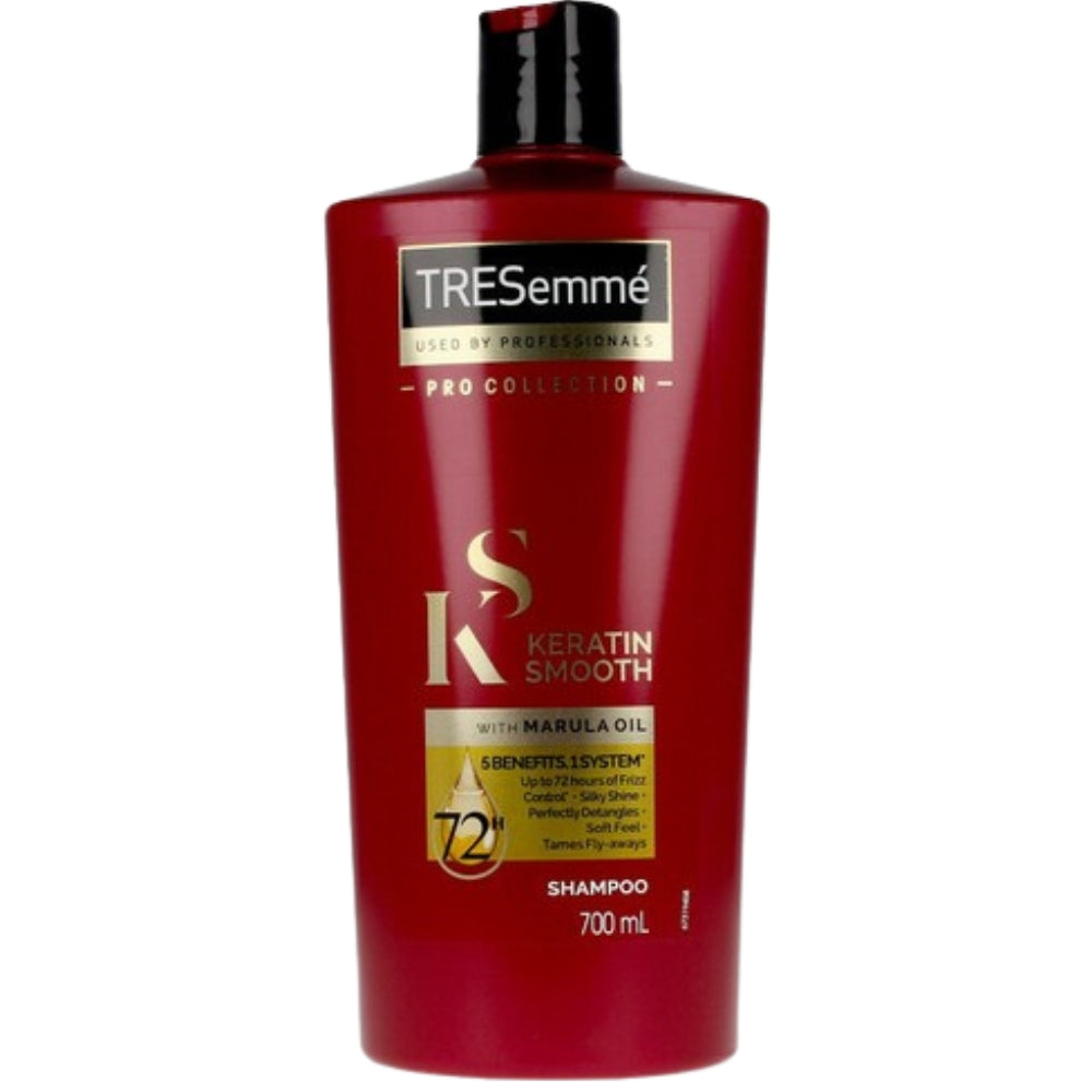 Tresemme Keratin Smooth With Marula Oil Silk Shine Shampoo-700ML-23.67oz