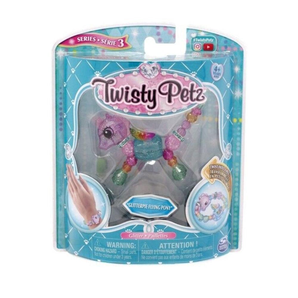 Twisty Petz Series 3 Glitterpie Flying Pony - Collectible Glitter Bracelet Toy