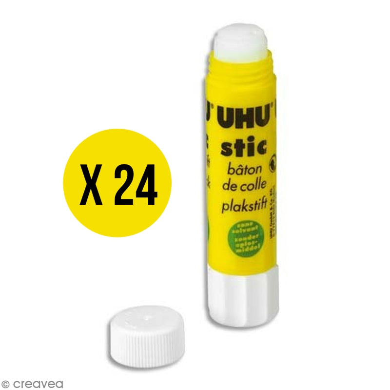 UHU Paper Glue Stick 24 Pcs