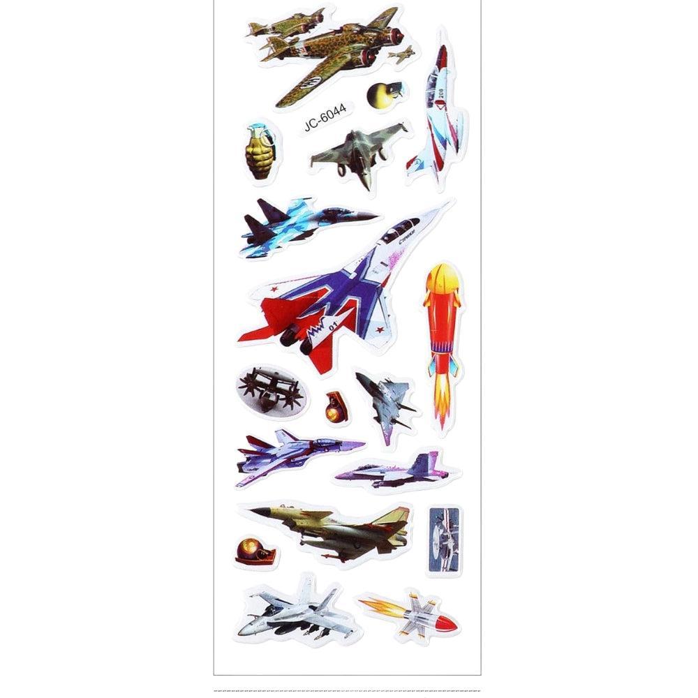 UPINS 3D Puff Stickers - 24pcs
