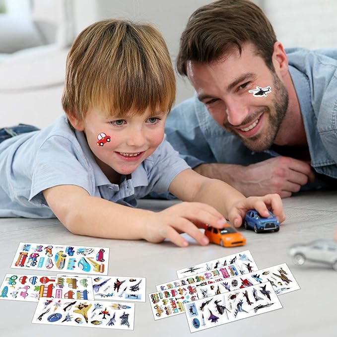 UPINS 3D Puff Stickers - 24pcs