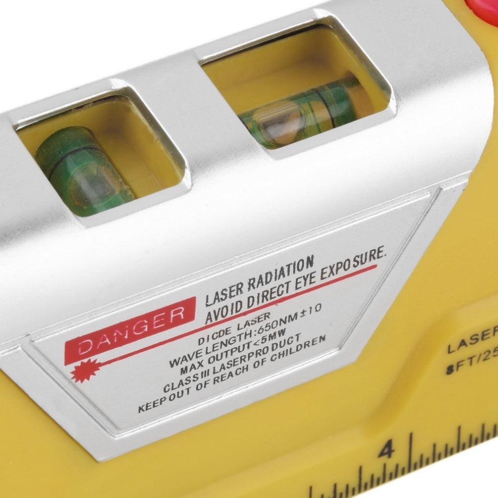 Ulable XX-LV02 Level Measuring Instrument Horizontal Laser Line 8FT Measuring Tape