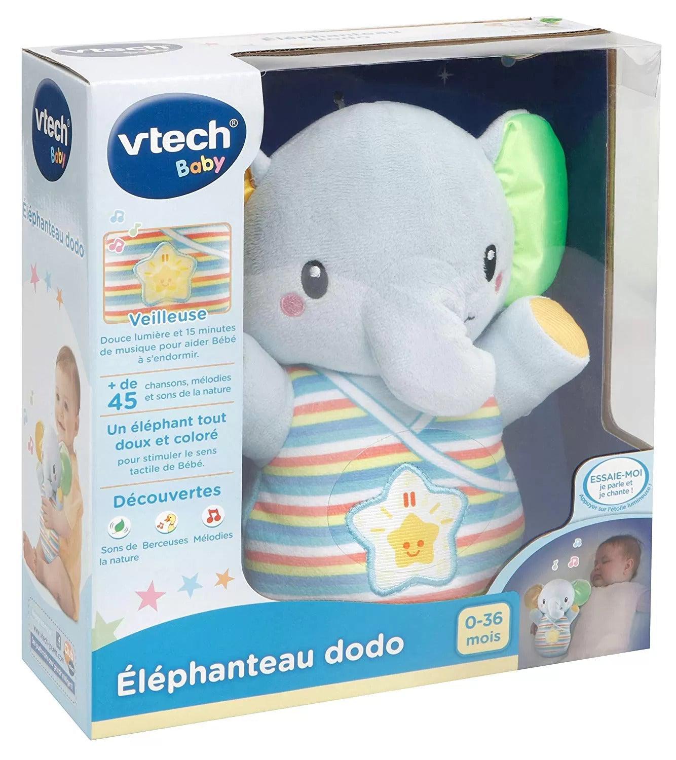 Vtech Baby Glowing Lullabies Elephant, Blue