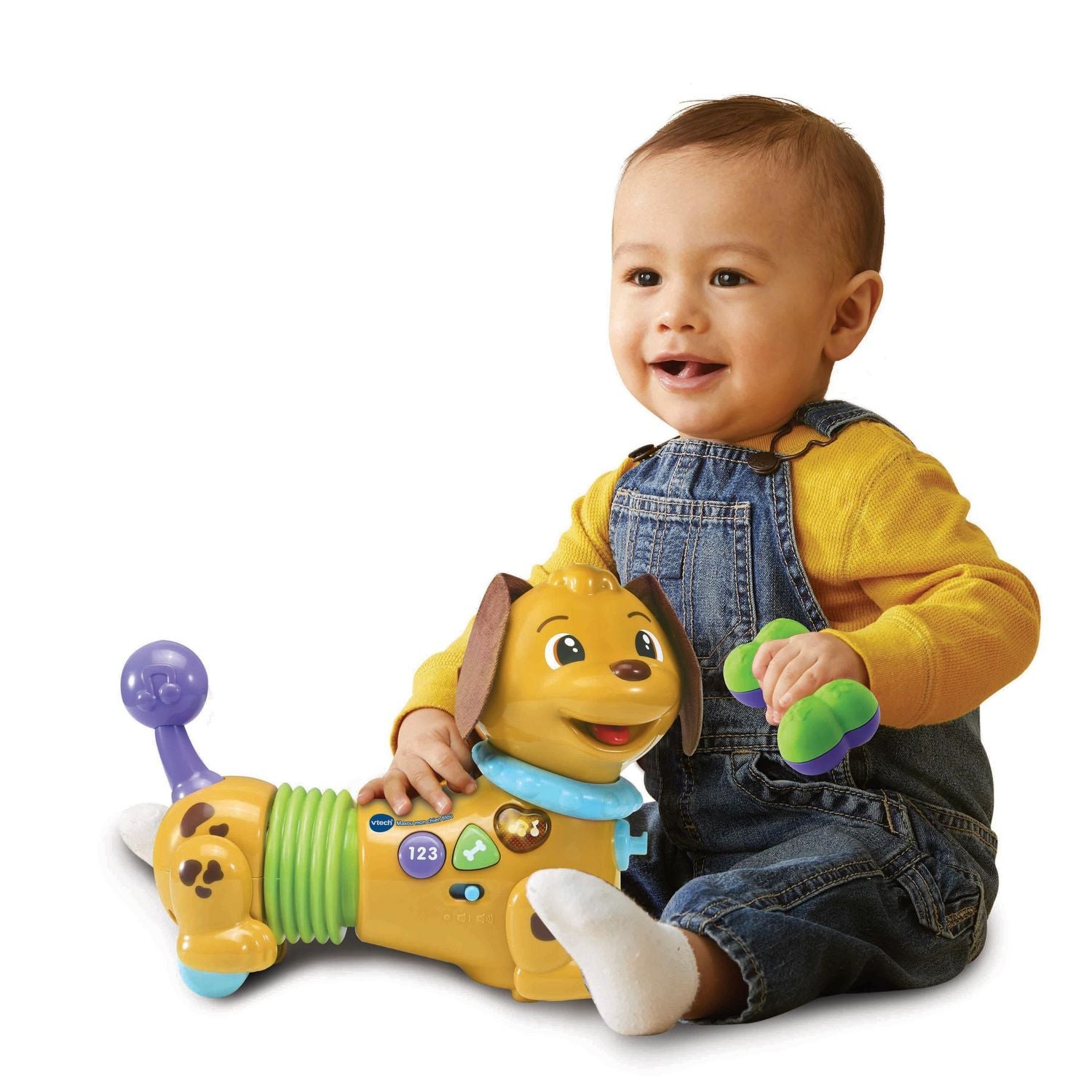 Vtech Maxou, My Funny, Dog Toy - Moves Alone - Interactive Animal - French Version