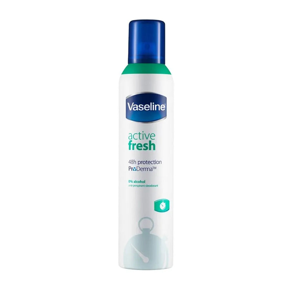 Vaseline - Active Fresh - Deodorant Spray - 48h - 0% Alcohol - Antiperspirant - 150ml