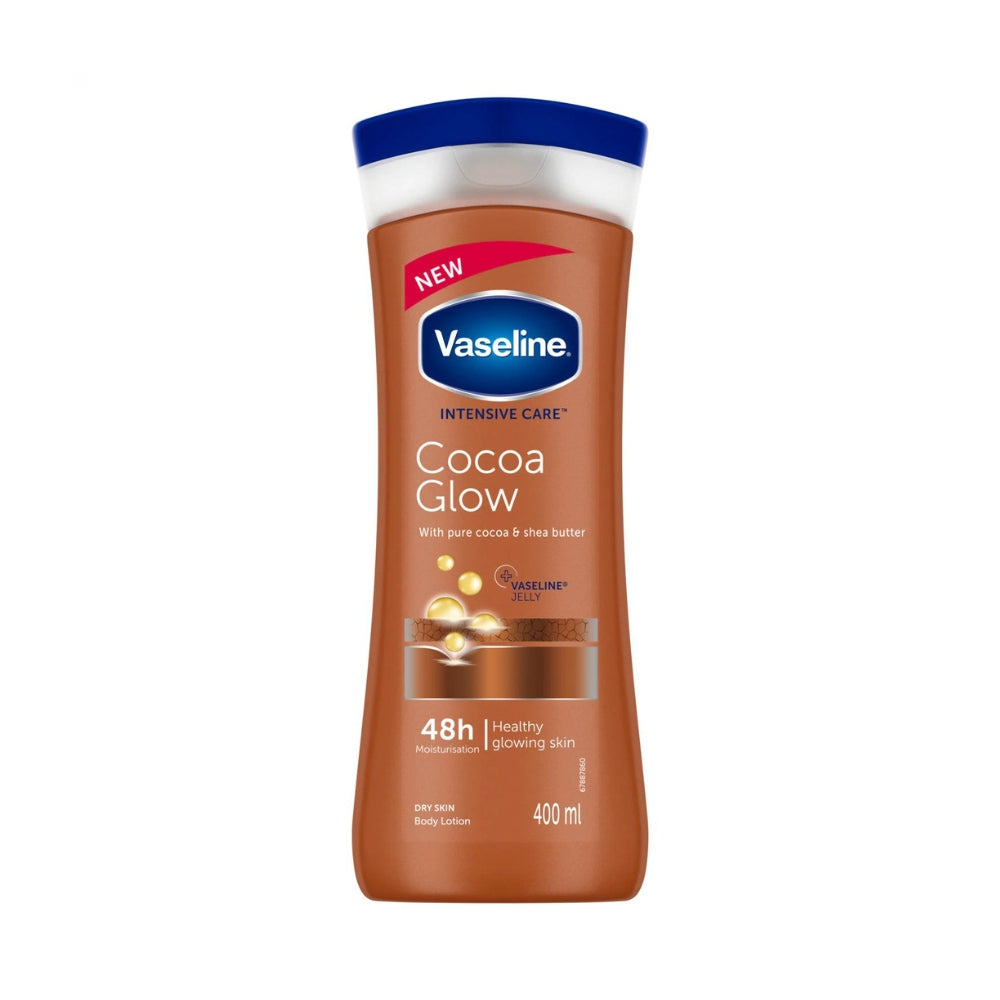 Vaseline Cocoa Glow Moisturizing Body Lotion 48h 400ml