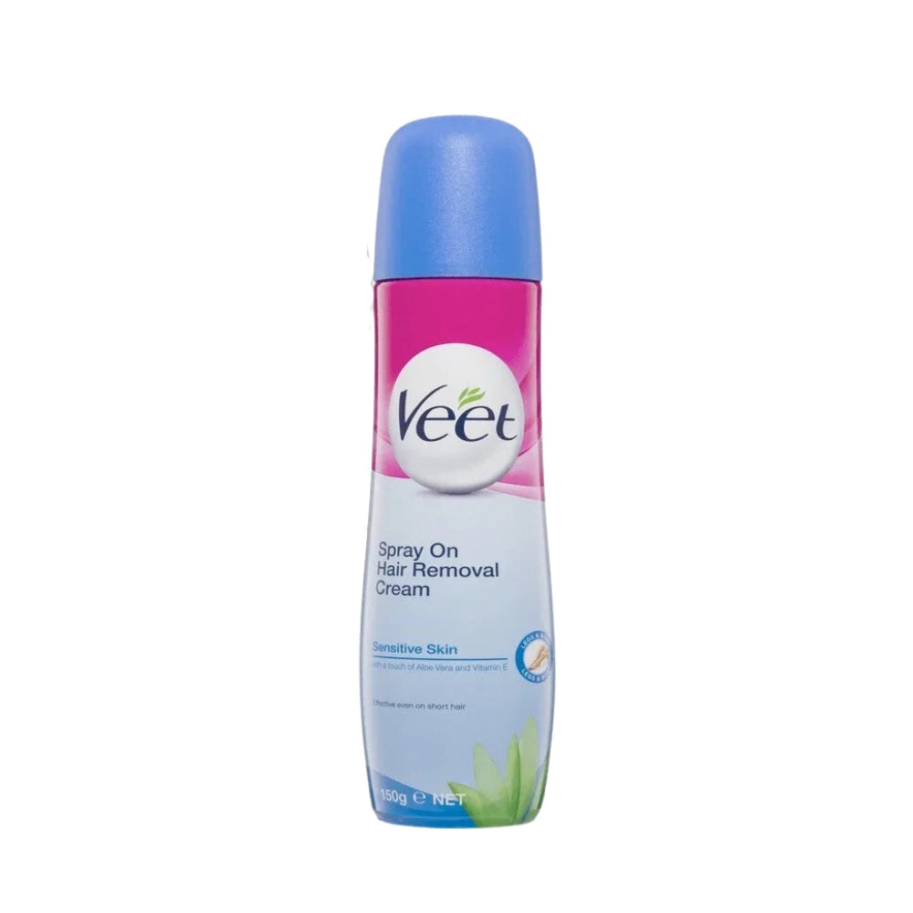 Veet Spray On Hair Removal Cream Sensitive Skin Aloe Vera And Vitamine E