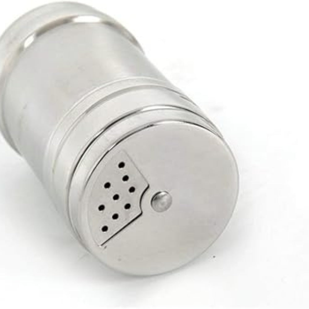 Verdental Stainless Steel Spice Jars with Rotating Lid for Salt, Sugar, Spices, and Pepper