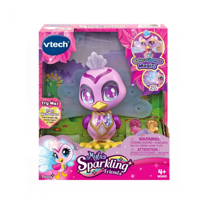 Vtech Mylas Sparkling Friends Penny The Peacock Kids Toy
