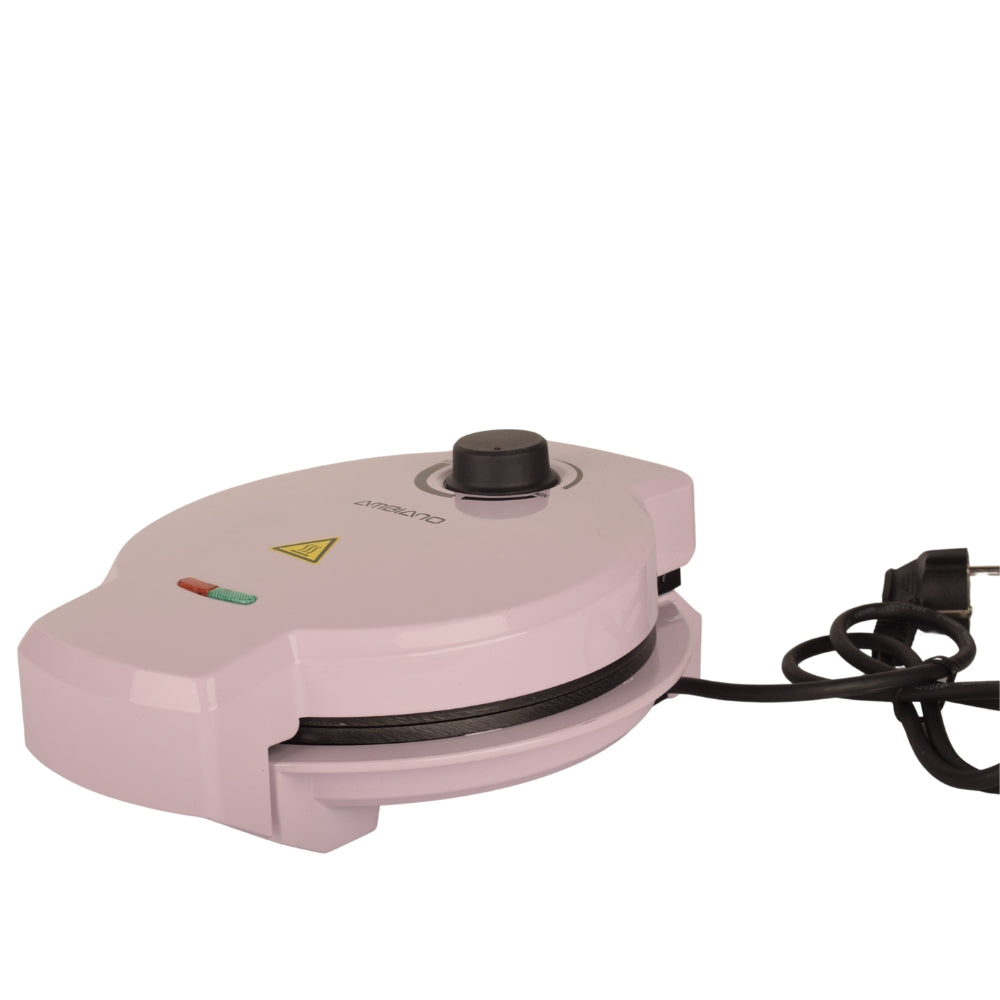 Waffle Iron, Quick Heating, Non-Stick, Cool Touch Handle, Light Indicator