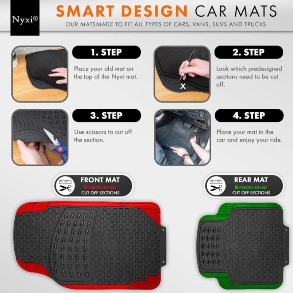 Waterproof All Weather Rubber Car Interior Floor Mats