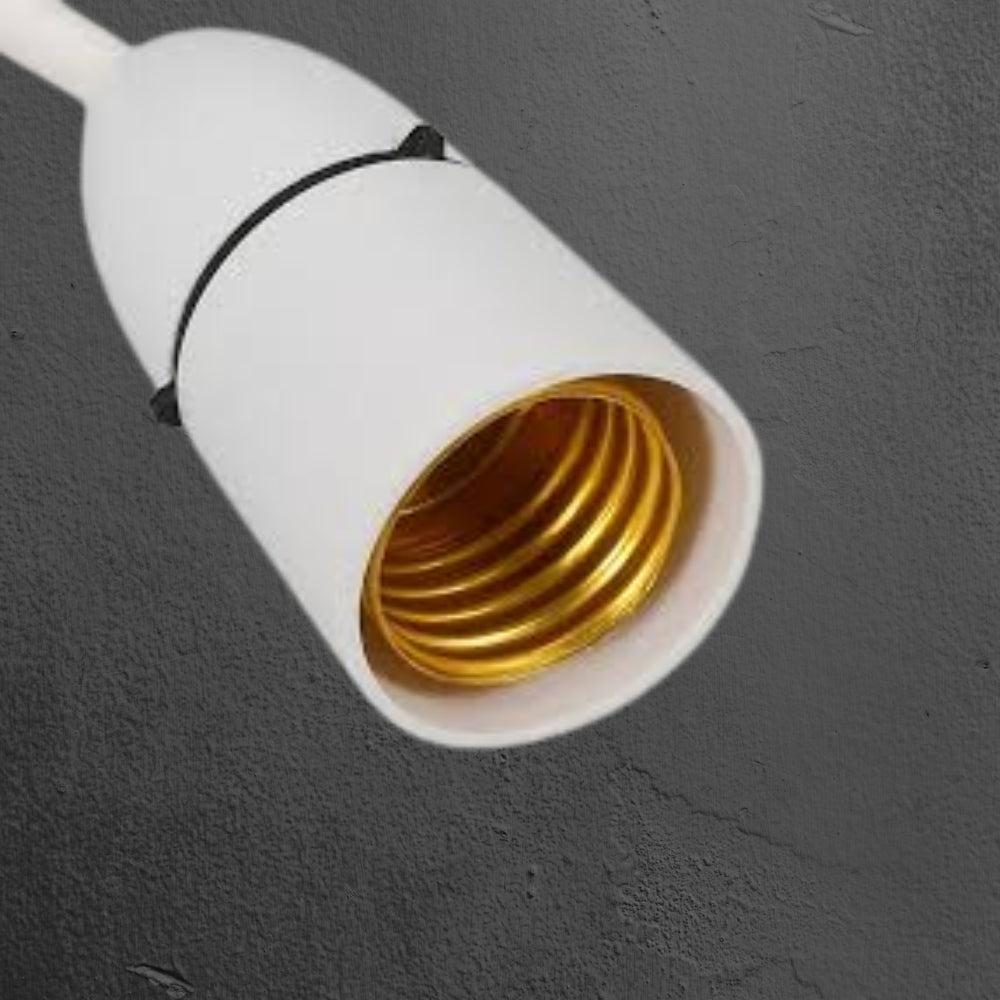 Watlikeup Bayonet Light Fitting, Pendant Light Fitting White