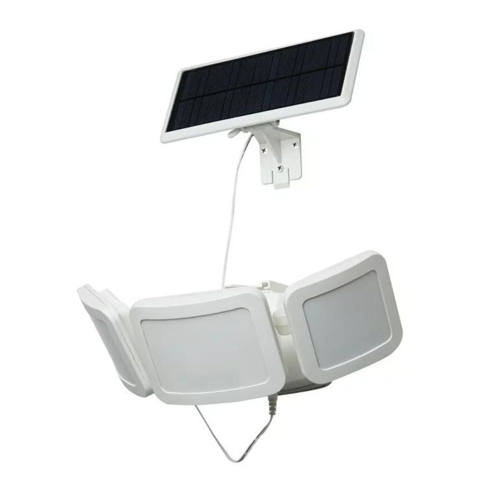 Westinghouse 3000 Lumen Led Triple Head Solar Security Light/55-W Equivalent and Motion Activated
