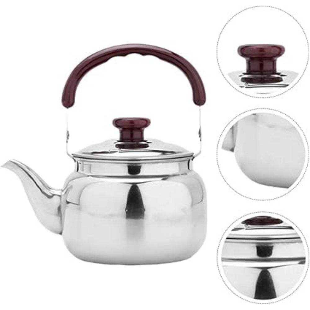 Whistling Tea Kettle 1.5L for Stovetop, Stainless Steel, Classic Design