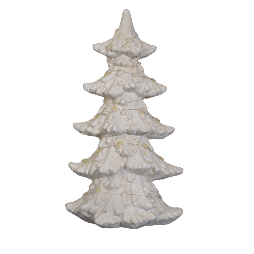 White Ceramic Christmas Tree Decoration