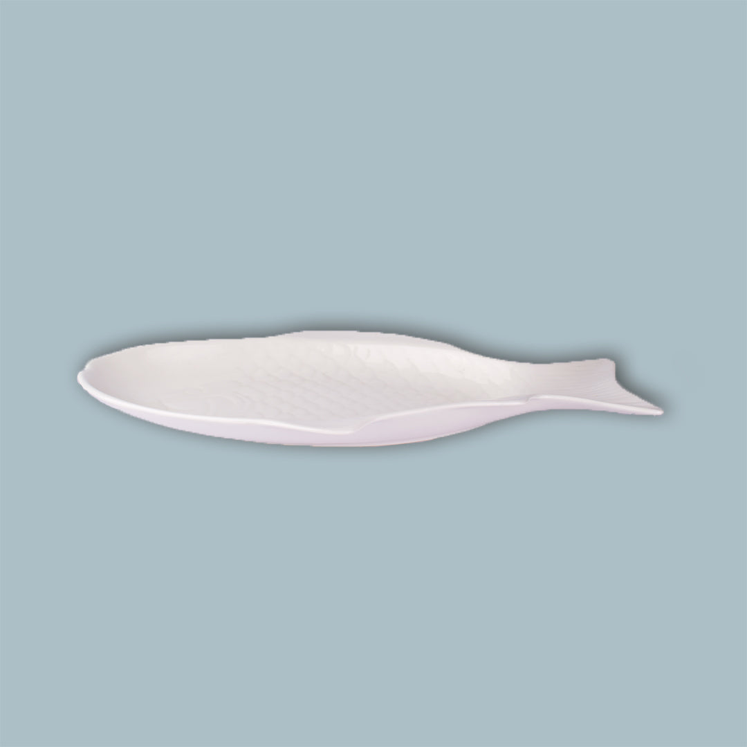 White Fish Dish 35x18.5cm