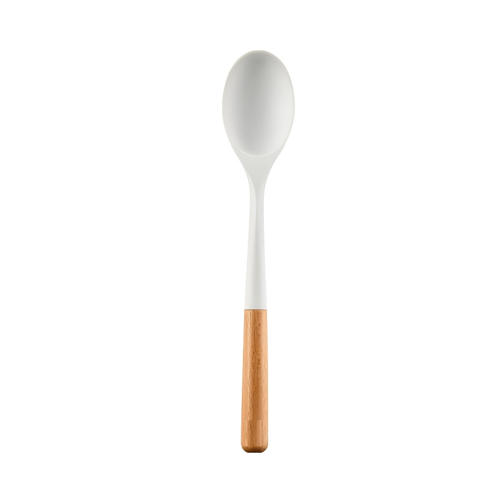 Wooden Blend Spoon Milk White