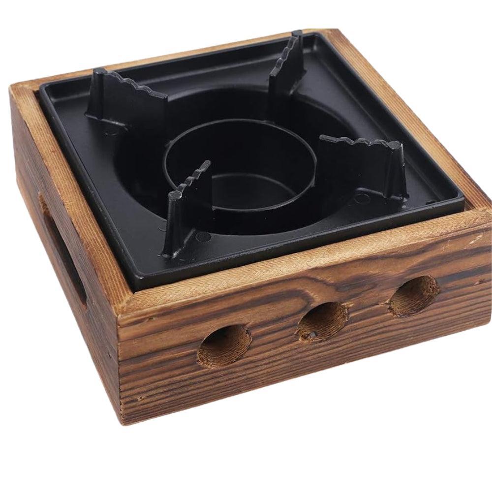 Xian Portable Aluminum Alloy Square Commercial Solid Alcohol Stove Household Old Dry Stew Hot Pot