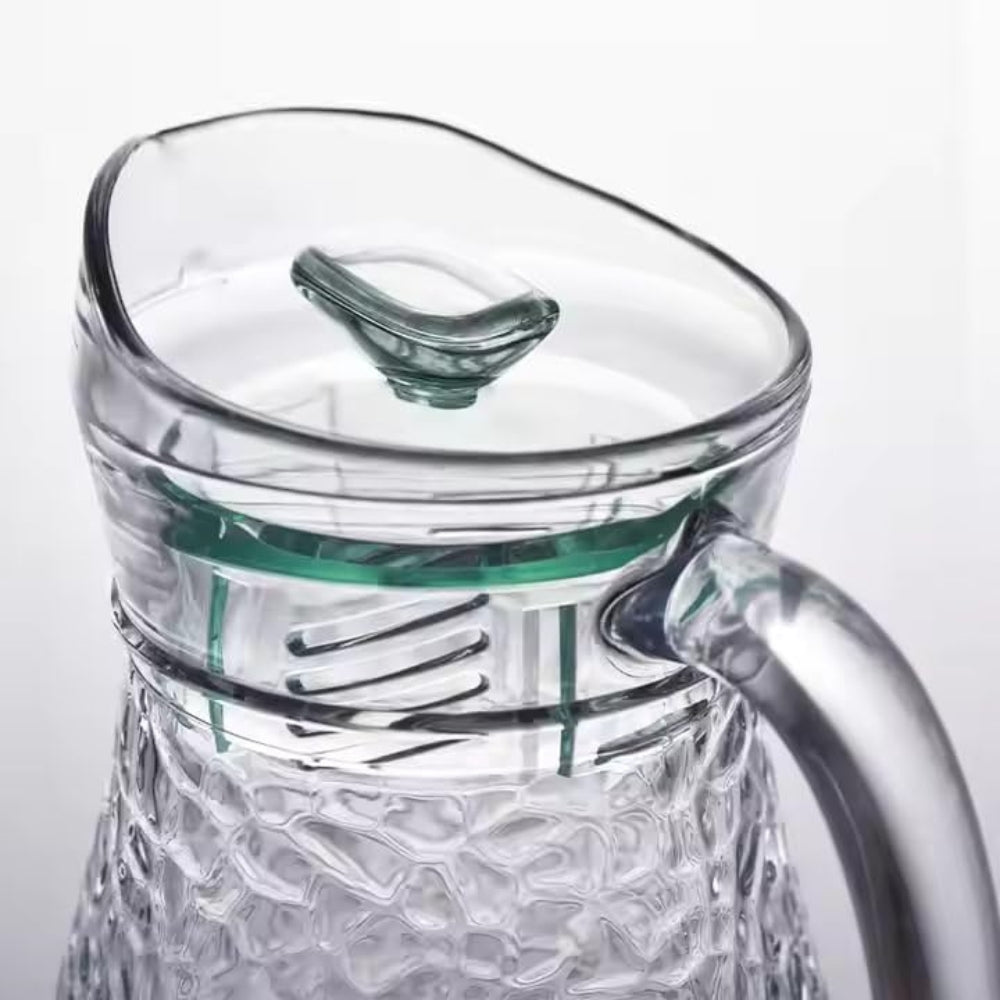 Yiliwu Water and Juice Glasses Set of 4 and Jug Set Combo