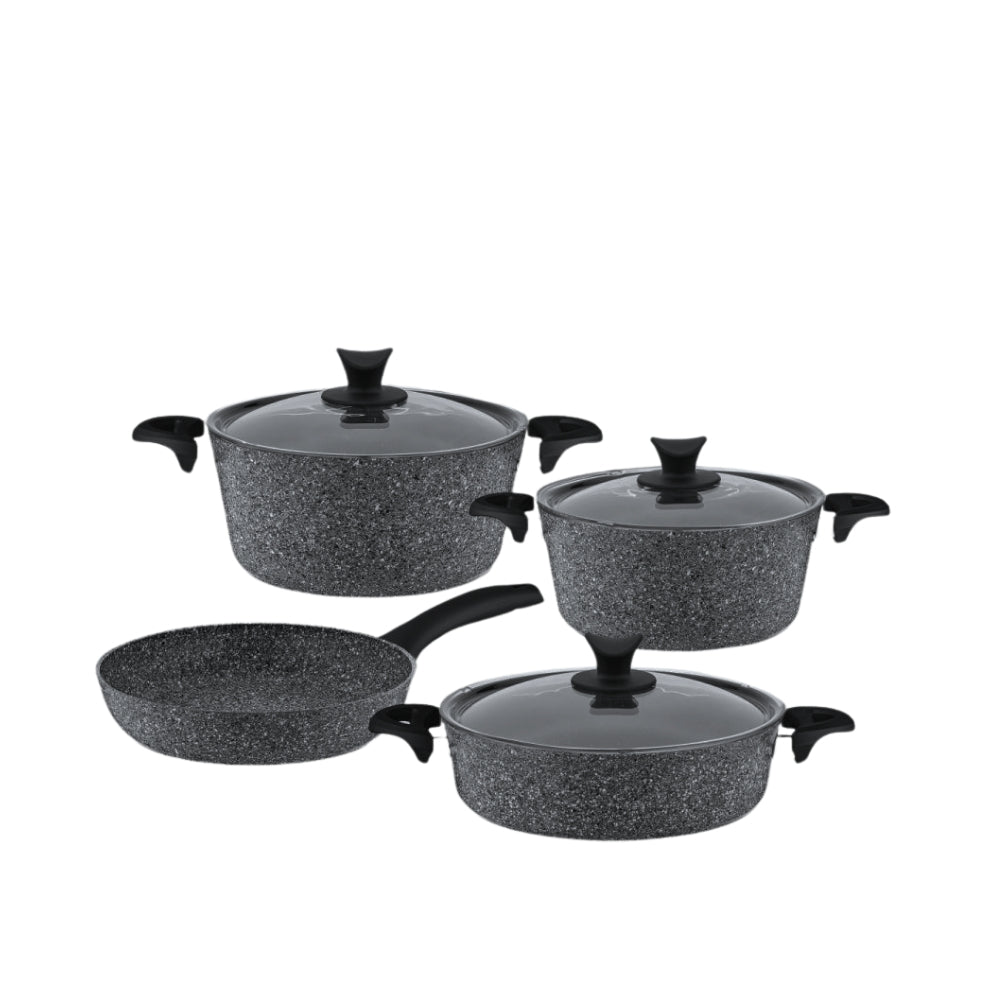 Zarif Non Stick Aluminum Granite Set 4 Pcs