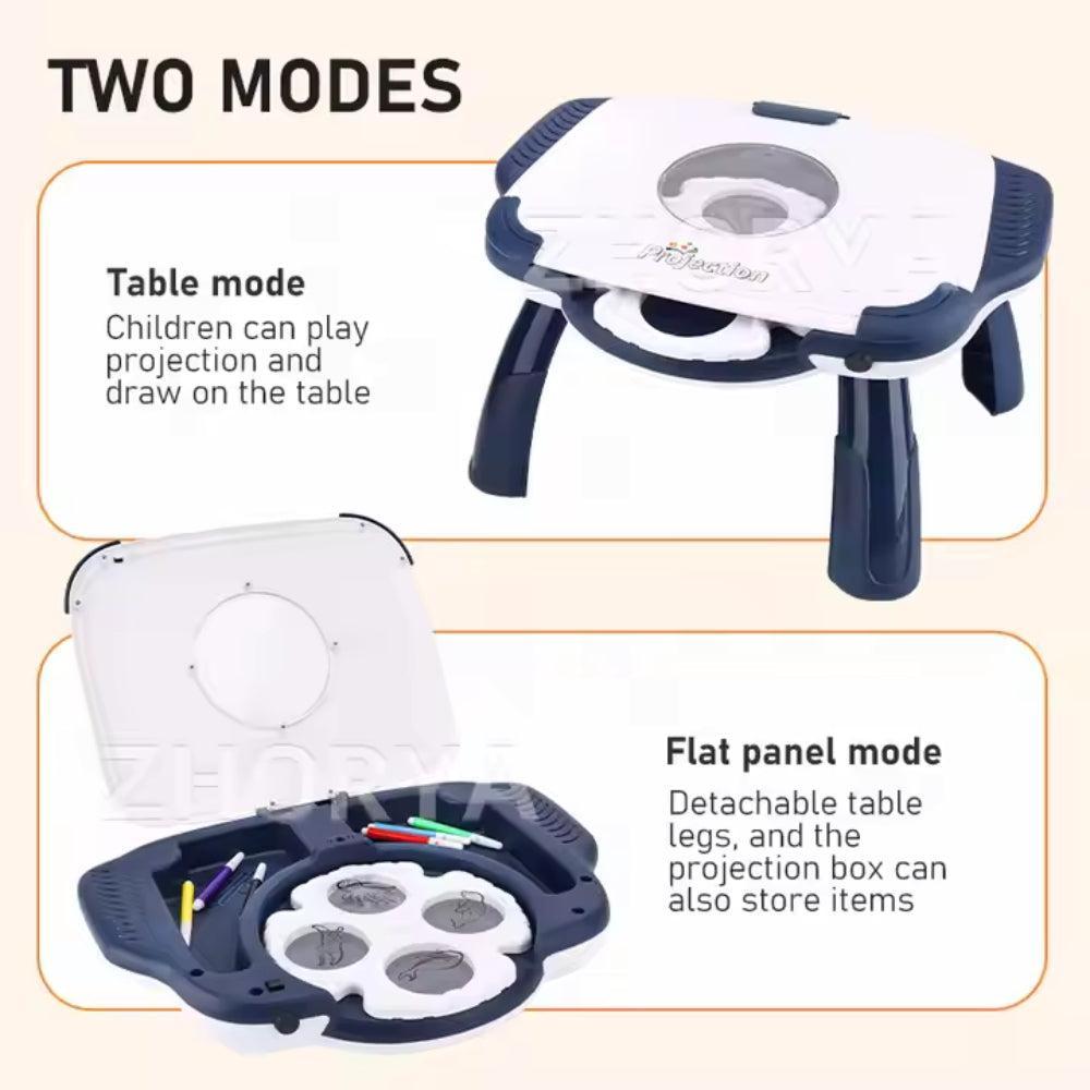 Zhorya Sketch Projector Drawing Projector Toys Children'S Table Projector Magnetic Drawing Board for Kids