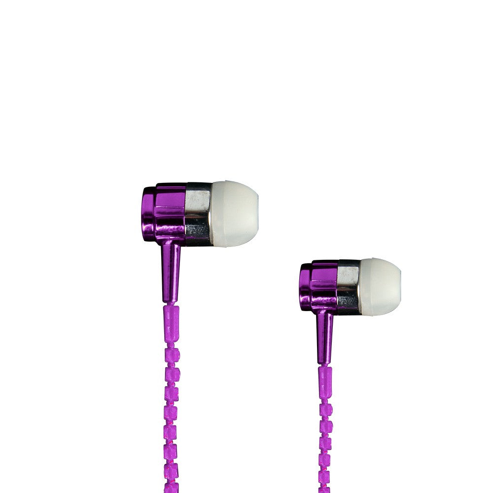 Zipper EarPhones Wired