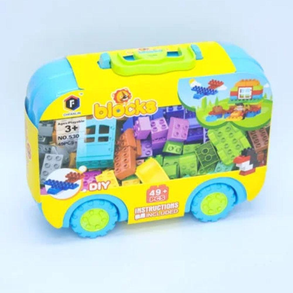 blocks in a suitcase (64 pieces)