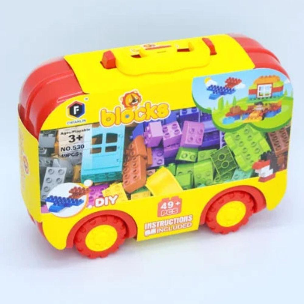 blocks in a suitcase (64 pieces)