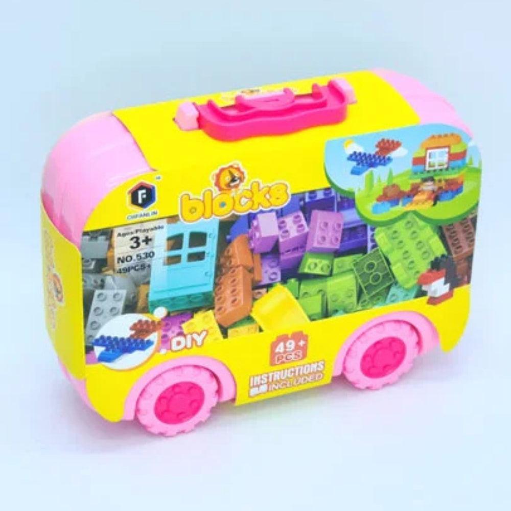 blocks in a suitcase (64 pieces)