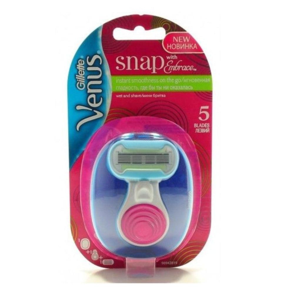Gillette Venus Snap Razor With Embrace Refill 5 Blades