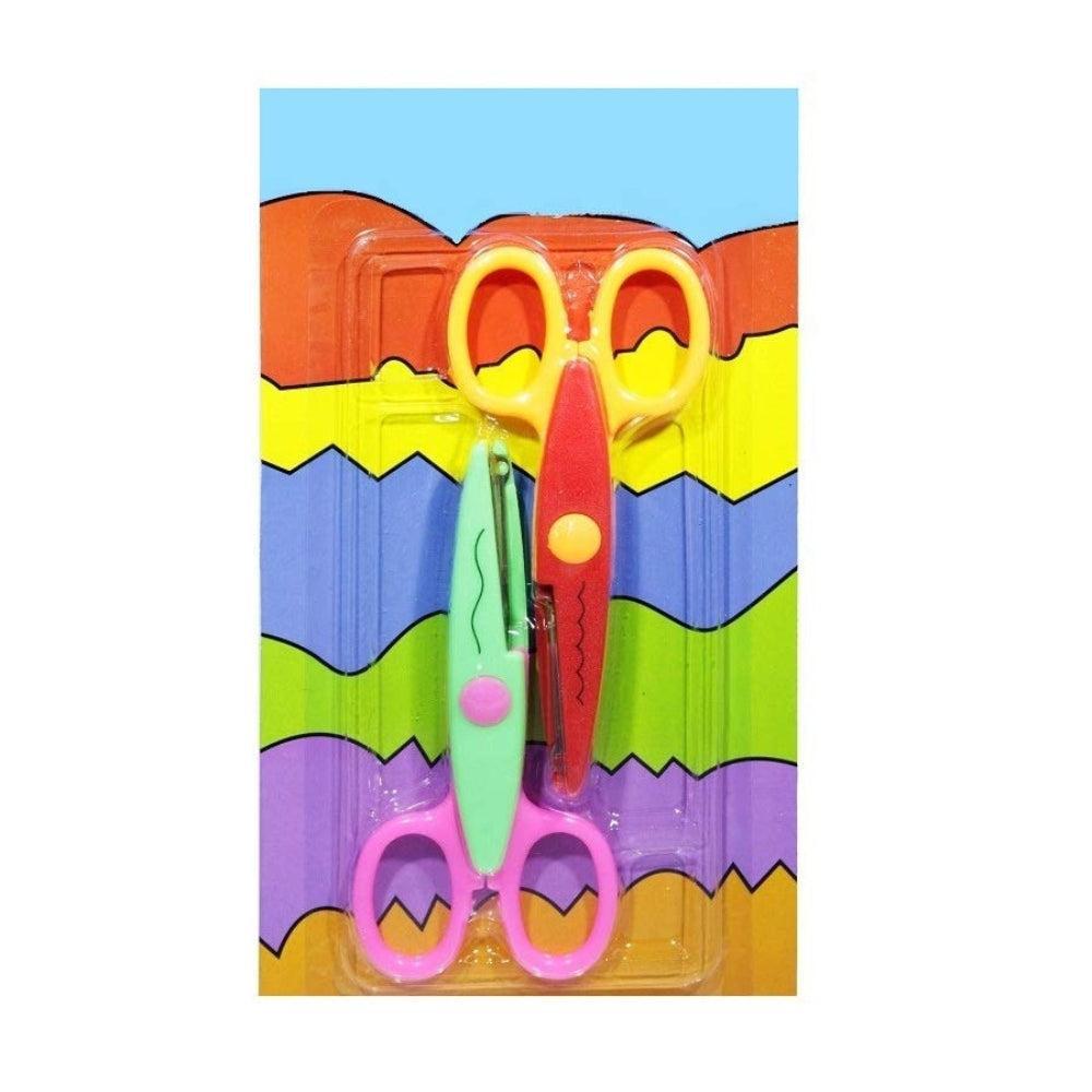 lifestyle Creative Cut Paper Edging Scissors Set DIY for Kids Scrapbook Art and Craft Zig zag Paper Shaper Scissor (2)