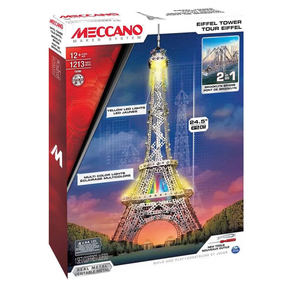 Meccano Maker System - Eiffel Tower & Brooklyn Bridge